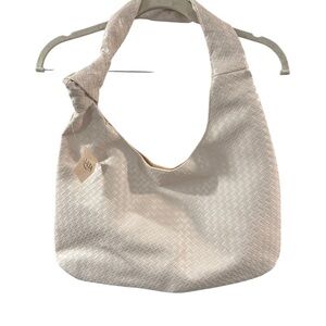Ulta Beauty Cream Textured‎ Hobo Bag
